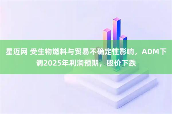 星迈网 受生物燃料与贸易不确定性影响,ADM下调2025年利润预期,股价下跌